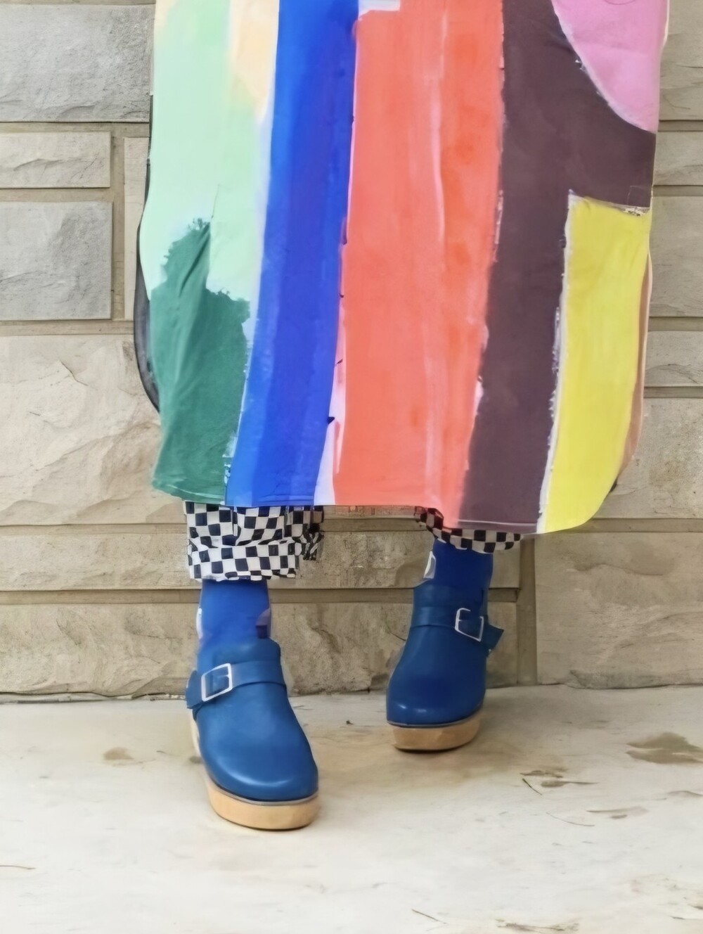 Charlotte Stone Sam Colbolt Blue Clogs 9-10